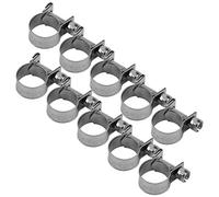 Collier De Serrage Inox 10Mm,Collier Durite Essence,Collier De Serrage 13,Collier De Serrage,Collier De Serrage Tbar Pour 10 Pièces En Acier Inoxydable Mini Tuyau De Conduite De Carburant Pince De Ser