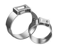 Collier de Serrage Inox AMTOVL 130pcs Serre-Joints à Tuyau 7-21mm Collier de Serrage Tuyau en Acier Inoxydable Certification TUV pour Fixation Souples Durites