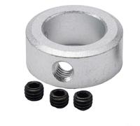 Collier de serrage métrique solide en acier pour bague industrielle - Butée de fixation pour arbres de 15 mm à 40 mm - Haute résistance pour bague (25 mm)