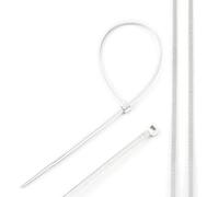 Collier de serrage plastique 2,5x100 Blanc (100 pièces) EDO777780 EDO Technic