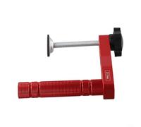Collier de serrage pour trou de chien 20 mm Pression réglable pour outils de menuiserie - Pinces à profil bas pour projets de bricolage, atelier, rouge (19 mm)