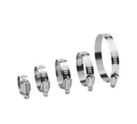 Collier De Tuyau Agrafe inoxydable multi de bande d'entraînement vis sans fin du diamètre 304 for la difficulté pipeline liquide et gaz(13-19mm 5pcs)