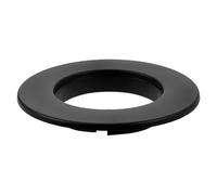 Collier Décoratif de Conduit de Cheminée Rond en Fonte Noire | Plaque Murale pour Poêle et Chaudière, Pose DIY sans Outil, Protection Haute Température Poussière et Fuite