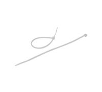 Collier électricien | Collier plastique serrage | Attache de câble | Serre câble | Sachet avec accroche de 25 colliers 2,5 mm x 150 mm PA6,6 | Incolore | 709086 Debflex