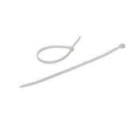 Collier électricien | Collier plastique serrage | Attache de câble | Serre câble | Sachet avec accroche de 25 colliers 4,8 mm x 180 mm PA6,6 | Incolore | 709092 Debflex