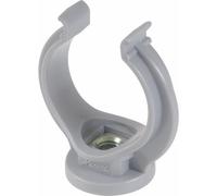 Collier lyre PVC gris simple - Tube Ø 32 mm - Nicoll