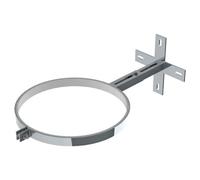 Collier mural de fixation réglable - Système chute à linge 250 mm