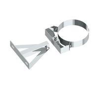 Collier mural réglable jusqu'à 500 mm - double paroi - TEC-DW-STANDARD 180 mm