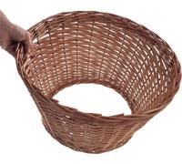 Collier pour sapin en rotin - Couverture pour support de sapin de Noël - 55 cm - Panier tressé - Cache le support - Naturel