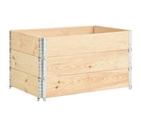 Colliers de palette 3 pcs 50x100 cm Bois de pin solide