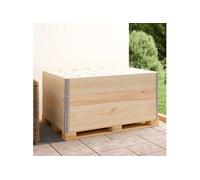 Colliers de palette 3 pcs 80x120 cm Bois de pin solide