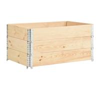 Colliers de palette 3 pcs 80x120 cm Bois de pin solide