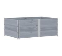 Colliers de palette 3 pcs gris 150x100 cm bois de pin solide