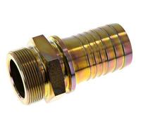 Colliers de securite de 50 mm (2'') et G2'' en acier zingue pour tuyaux Barb mâle