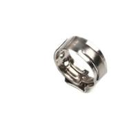 Colliers de serrage 10 pièces en acier inoxydable 304, Kit d'assortiment de colliers de serrage à une oreille, simple 5.3-31mm, spécifications multiples(Dia.122-130mm)