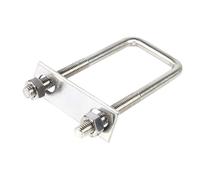 Colliers de serrage à angle droit en acier inoxydable 304, longueur 35-160 mm, M6/M8, 2 pièces(8x70x130mm)