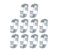 Colliers de serrage double tube en acier 304 étanches, C | Clip de tuyau étanche à double oreille, en acier 304, idéal pour l'huile de machine, sanitaire et automobile