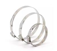Colliers de serrage en acier inoxydable 304 | Plusieurs tailles (5,3 à 70 mm) for la plomberie, le jardinage automobile et les jeux d'eau.(66.0-70.0mm(10pcs))