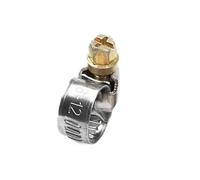 Colliers de serrage en acier inoxydable, 5/10 pièces, colliers de serrage for tuyaux de carburant de voiture, Anti-oxydation, entraînement par vis sans fin(5pcs 8-12mm)