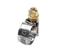 Colliers de serrage en acier inoxydable, 5/10 pièces, colliers de serrage for tuyaux de carburant de voiture, Anti-oxydation, entraînement par vis sans fin(5pcs 60-80mm)