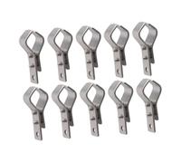 Colliers de serrage en acier inoxydable, lot de 10 pour tube 16 à 26mm | Ensemble de 10 fixations en acier inoxydable, une solution complète pour équiper vos constructions de jardin à moindre coût.