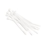 COLLIERS DE SERRAGE EN NYLON - 4.6 x 120mm - BLANC (100pcs)