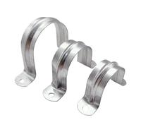 Colliers De Serrage En U 50/100 pièces 16/20/25/32/40/50Mm en alliage d'aluminium fer forme de U boucle carte selle fixe tuyau d'eau pince(50mm 100pcs)