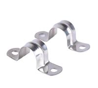 Colliers De Serrage En U Colliers de serrage en forme U, 5-120mm, acier inoxydable 304, support for le montage la sangle tuyauterie, Clip Tube Conduit, pince selle plomberie(M32-32mm-10pcs)