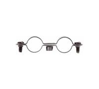 Colliers doubles 7x150 mm - diamètre 18 mm - 10 pièces FISCHER