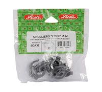 Colliers lyre avec attache insert 7/150 Ø32 sachet de 5
