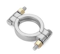 Colliers sanitaires en acier inoxydable 304, boucle renforcée épaissie robuste, mandrins à montage rapide, colliers avec écrou cuivre(Chuck 64 Heavy Duty LH)