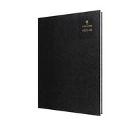 Collins Agenda de rendez-vous journalier « Desk » de 13 mois, juillet 2025 à juillet 2026, 44 mois 99 à 2526, couverture rigide, noir