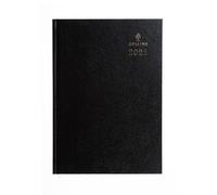 Collins - Agenda professionnel 2025 standard pour professionnels - Format A4 deux pages par jour - Noir - (47,99-25) - Planificateur d'affaires de qualité supérieure avec couverture rigide en cuir