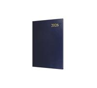 Collins Agenda semainier 2026 12 mois, couverture rigide, bleu foncé (ESSA53.65-26)