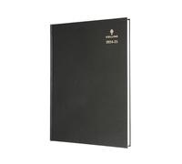 Collins Agenda semainier de bureau standard, format A4, année académique 2024-25 (rendez-vous), papier FSC - Noir - Journal hebdomadaire pour étudiants, enseignants - 40M.99-2425 - Juillet 2024 à