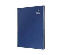 Collins Agenda semainier de bureau standard format A4, année académique 2024-25 (rendez-vous), papier FSC - Bleu - Journal hebdomadaire pour étudiants, enseignants - 40M.60-2425 - Juillet 2024 à