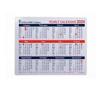 Collins Colplan Calendrier de bureau annuel 2024 210 x 260 mm (CDS1-24)