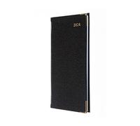 Collins Debden Agenda 2024 Business Pockets Slimchart mensuel de poche - Planificateur d'entreprise et organisateur - Agenda de janvier à décembre 2024 - Semainier - Noir - CMB.99-24