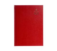 Collins Debden Agenda semainier 2027 sur 12 mois avec couverture rigide Rouge Format A5