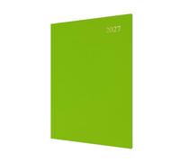 Collins Debden ESSA43.64-27 Agenda semainier 2027 avec couverture rigide Vert citron Format A4