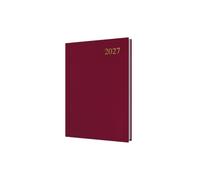 Collins Debden ESSA51.78-27 Agenda journalier 2027 12 mois avec couverture rigide Marron