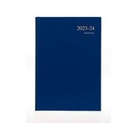 Collins Debden ESSA51M.60-2324 Collins Essentials Agenda académique journalier 2023-2024 1 jour par page (rendez-vous) pour l'école, le collège ou l'université Bleu Format A5