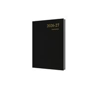 Collins Debden Essential Agenda 2026-2027 13 mois A5 journalier avec rendez-vous Noir