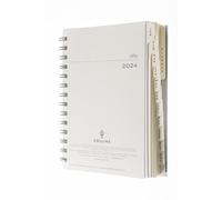Collins Elite 1140R-24 Agenda journalier compact 2024 avec recharge pour planificateur d'entreprise et organiseur de janvier à décembre 2024