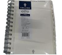 Collins Elite 1140R-25 Agenda professionnel professionnel avec papier de luxe