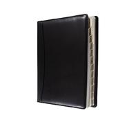 Collins Elite - Agenda professionnel 2025 pour entreprise - Agenda 1 jour par page (avec rendez-vous) - Noir - (1100 V 99-25) - Organiseur professionnel de qualité supérieure avec couverture et papier
