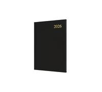 Collins - Essential - Agenda 2026 sur 12 mois, semainier, couverture rigide, noir (ESSA53.99-26)