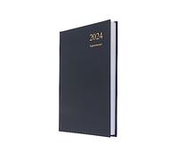Collins Essential Agenda journalier 2024 avec rendez-vous - Agenda 2024 une page par jour et carnet de rendez-vous 2024 - Agenda académique et personnel 2024 (A5, bleu)