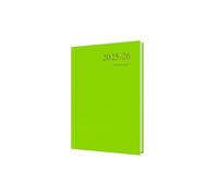 Collins Essentials ESSA51M.64-2526 Agenda de rendez-vous journalier 12 mois avec couverture rigide Format A5 Vert citron