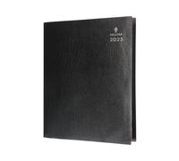 Collins Leadership Agenda semainier 2023 A4 (avec rendez-vous) - Graphite (CP6740.99-23) - Planificateur d'entreprise complet, agenda et organiseur - Noir